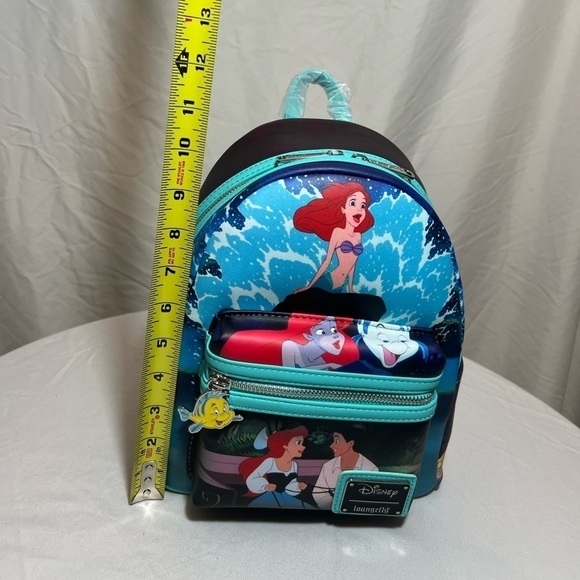 NWT Disney’s The Little Mermaid Princess Scenes Loungefly Mini Backpack - Picture 10 of 12